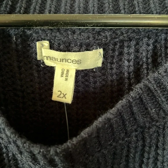 Blue Knit Dress - Picture 2 of 7